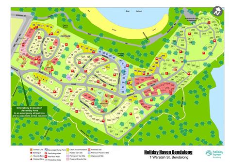 bendalong caravan park map.